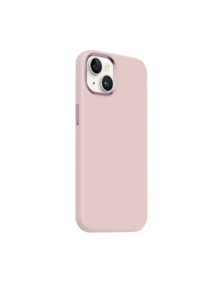 Etui Do iPhone 15 MagSafe Crong Color Cover Lux Magnetic Różowy