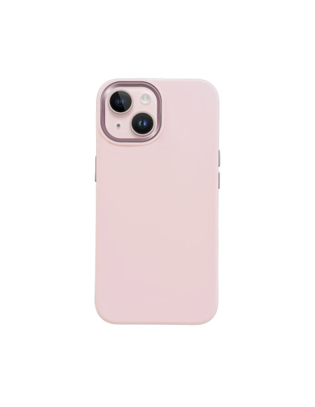 Etui Do iPhone 15 MagSafe Crong Color Cover Lux Magnetic Różowy