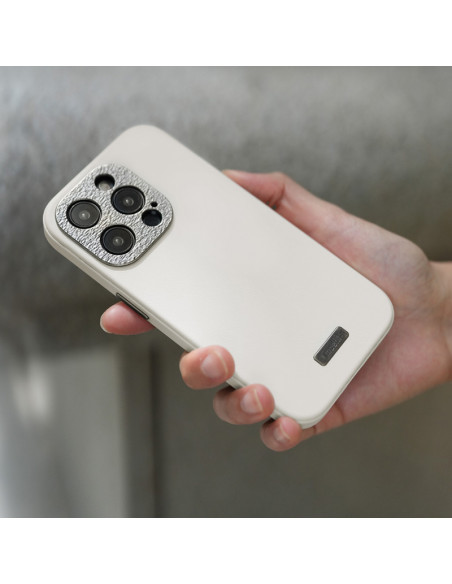 Etui Skórzane Do iPhone 15 Moshi Napa MagSafe Biały