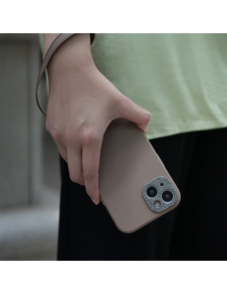 Etui Skórzane Do iPhone 15 Moshi Napa MagSafe Brązowy