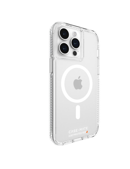 Etui Do iPhone 15 Pro Max Case-Mate Ultra Tough Plus D3O MagSafe Przezroczysty