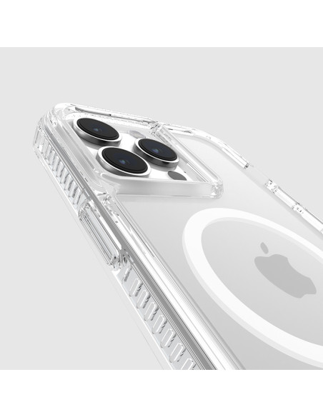 Etui Do iPhone 15 Pro Max Case-Mate Ultra Tough Plus D3O MagSafe Przezroczysty