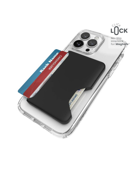 Portfel Magnetyczny Speck Clicklock Wallet For MagSafe Czarny