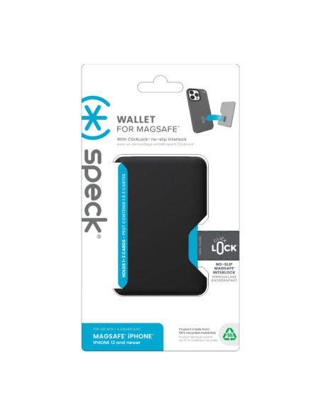 Portfel Magnetyczny Speck Clicklock Wallet For MagSafe Czarny