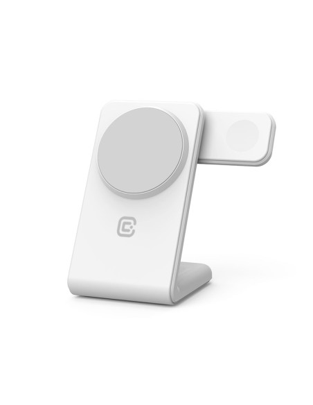 Ładowarka bezprzewodowa 3w1 z MagSafe do iPhone Crong MagSpot Pivot Stand