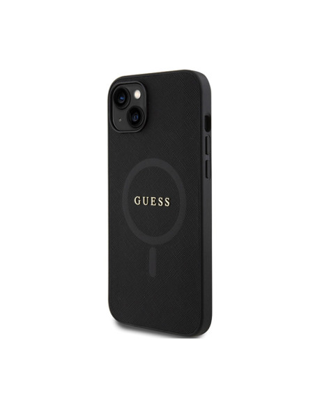 Etui Do iPhone 15 Plus Guess Saffiano MagSafe Czarny