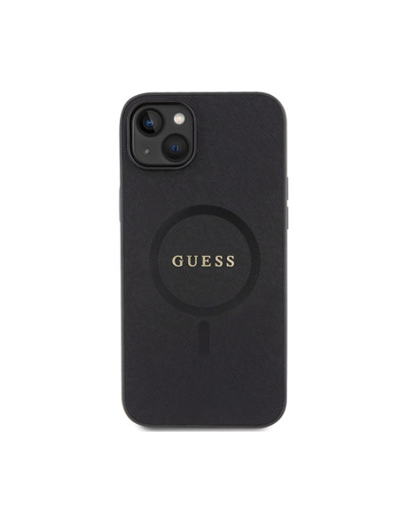 Etui Do iPhone 15 Plus Guess Saffiano MagSafe Czarny