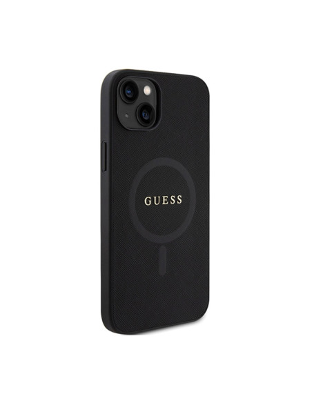 Etui Do iPhone 15 Plus Guess Saffiano MagSafe Czarny