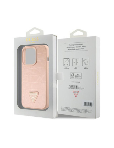 Etui Do iPhone 15 Pro Max Guess Croco Triangle...
