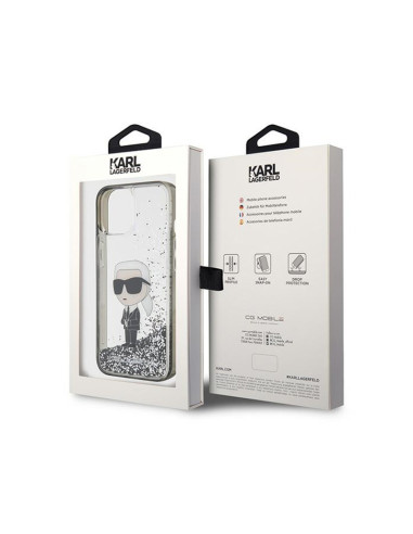 Etui Do iPhone 15 Karl Lagerfeld Liquid Glitter...