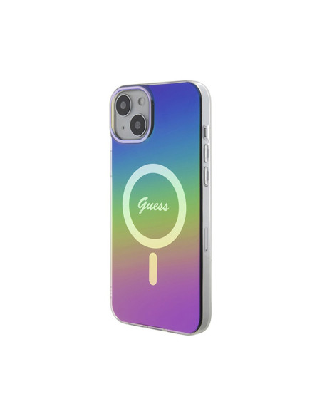 Etui Do iPhone 15 Guess IML Iridescent MagSafe Wielokolorowy