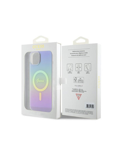 Etui Do iPhone 15 Guess IML Iridescent MagSafe...
