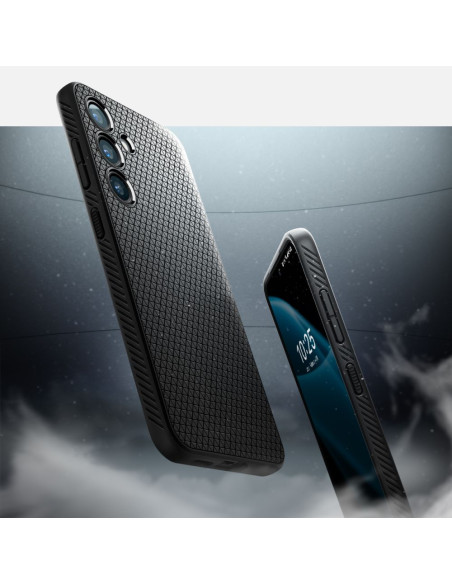 Etui Do Galaxy S24+ Plus Spigen Liquid Air Czarny Matowy