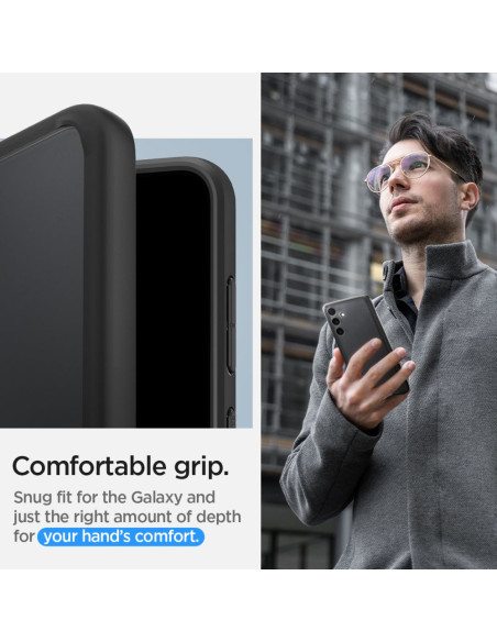 Etui Do Galaxy S24+ Plus Spigen Ultra Hybrid Czarny Matowy