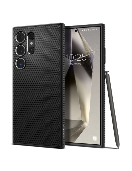 Etui Do Galaxy S24 Ultra Spigen Liquid Air Czarny Matowy