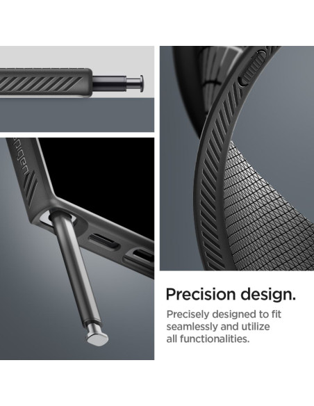 Etui Do Galaxy S24 Ultra Spigen Liquid Air Czarny Matowy