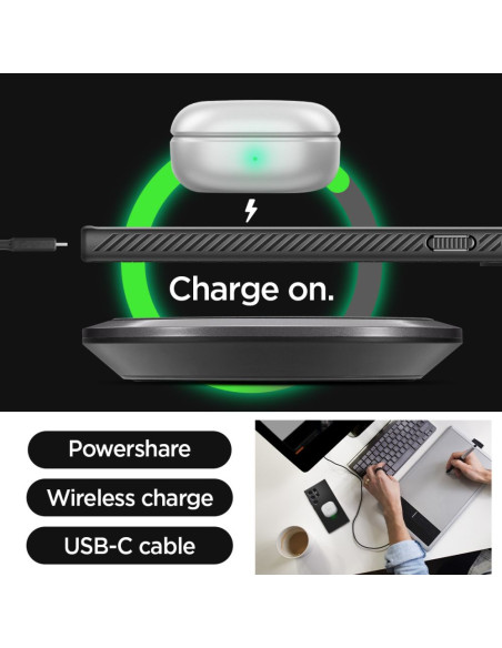 Etui Do Galaxy S24 Ultra Spigen Liquid Air Czarny Matowy