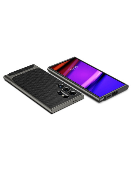 Etui Do Galaxy S24 Ultra Spigen Neo Hybrid Szary