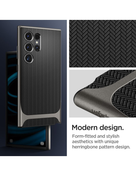Etui Do Galaxy S24 Ultra Spigen Neo Hybrid Szary