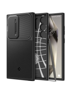 Etui Do Galaxy S24 Ultra Spigen Optik Armor Czarny