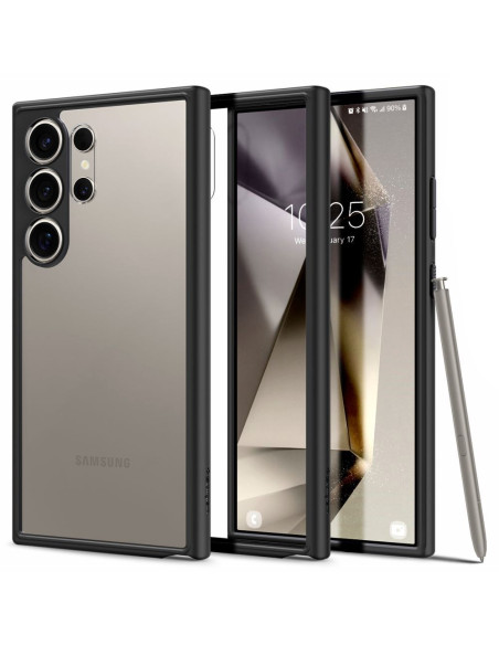 Etui Do Galaxy S24 Ultra Spigen Ultra Hybrid Czarny Matowy