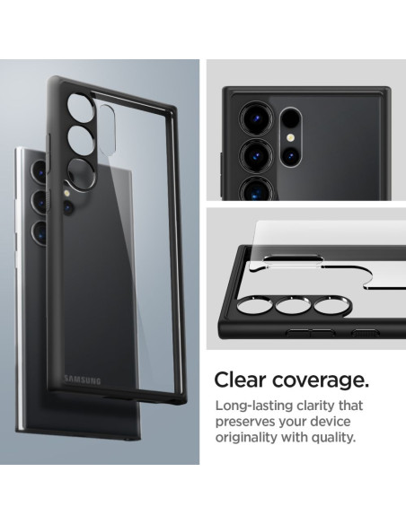 Etui Do Galaxy S24 Ultra Spigen Ultra Hybrid Czarny Matowy