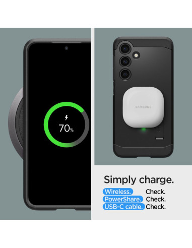 Etui Do Galaxy S24 Spigen Tough Armor Czarny