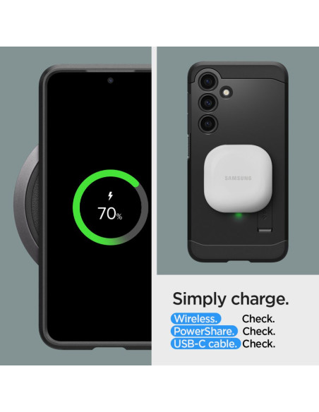 Etui Do Galaxy S24 Spigen Tough Armor Czarny