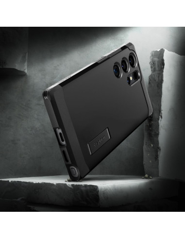 Etui Do Galaxy S24 Ultra Spigen Tough Armor Czarny