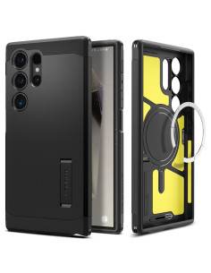 Etui Do Galaxy S24 Ultra Spigen Tough Armor Magsafe Czarny