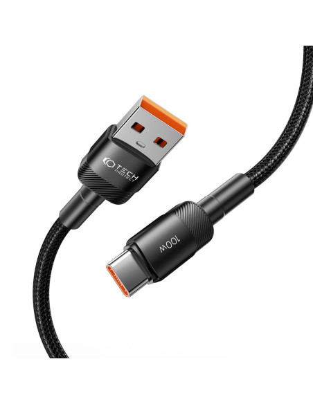 Kabel USB / USB-C Tech-Protect Ultraboost Evo 100W/5A 100 cm Czarny