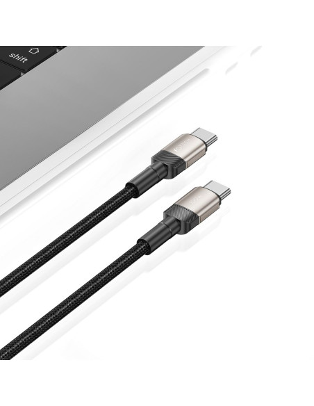 Kabel USB-C / USB-C Tech-Protect Ultraboost Evo PD100W/5A 100 cm Szary