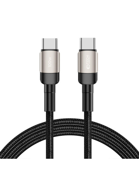Kabel USB-C / USB-C Tech-Protect Ultraboost Evo PD100W/5A 200 cm Szary
