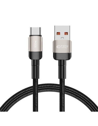 Kabel USB / USB-C Tech-Protect Ultraboost Evo 100W/5A 100 cm Szary