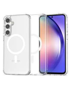 Etui Do Galaxy A55 5G Tech-Protect Flexair Hybrid Magsafe Przezroczysty