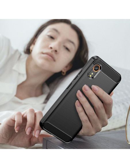 Etui Do Galaxy xCover 7 Tech-Protect Tpucarbon Czarny