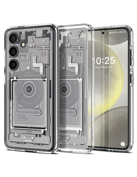 Etui Do Galaxy S24 Spigen Ultra Hybrid Przezroczysty Wzorzysty
