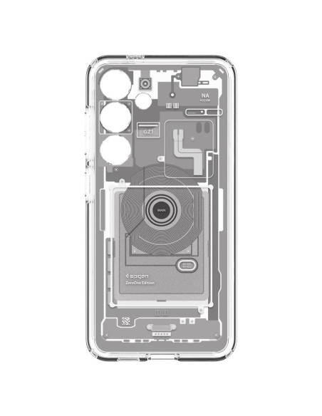 Etui Do Galaxy S24 Spigen Ultra Hybrid Przezroczysty Wzorzysty
