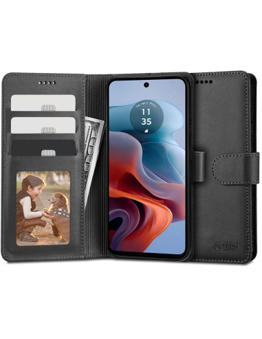 Etui Do Motorola Moto G34 5G Tech-Protect Wallet Czarny