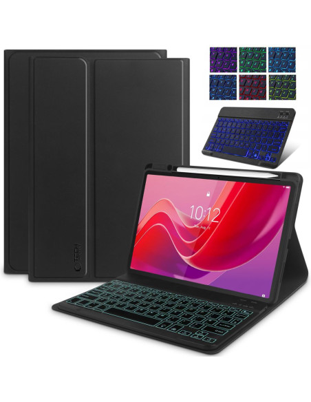 Etui Do Lenovo Tab M11 11.0 TB-330 Tech-Protect Sc Pen + Keyboard Czarny
