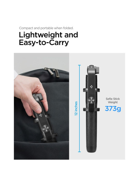 Selfie Stick Spigen S560W Bluetooth Czarny