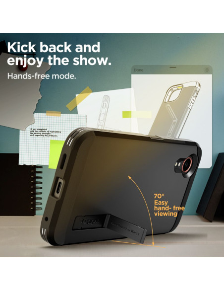 Etui Do Galaxy XCover 7 Spigen Tough Armor Czarny
