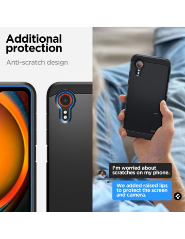 Etui Do Galaxy XCover 7 Spigen Tough Armor Czarny