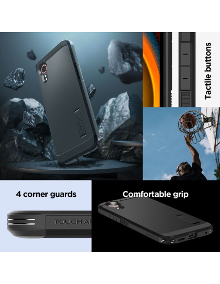 Etui Do Galaxy XCover 7 Spigen Tough Armor Czarny