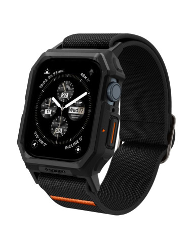 Etui Do Apple Watch 44 / 45 mm Spigen Lite Fit ”Pro” Czarny Matowy