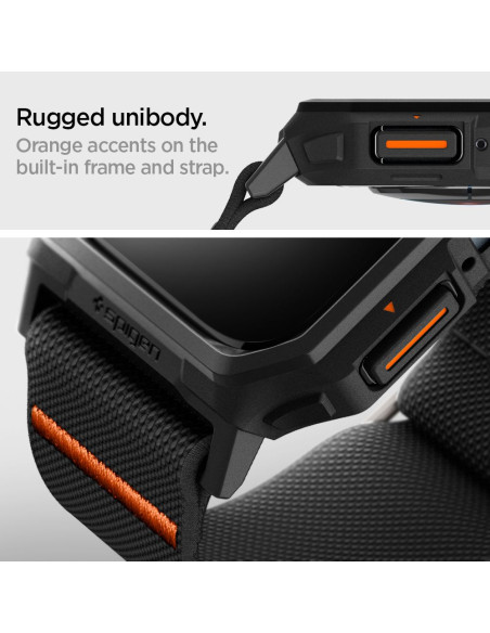 Etui Do Apple Watch 44 / 45 mm Spigen Lite Fit ”Pro” Czarny Matowy