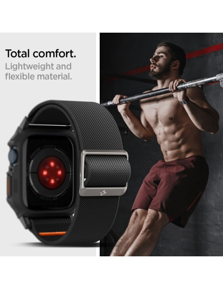 Etui Do Apple Watch 44 / 45 mm Spigen Lite Fit ”Pro” Czarny Matowy