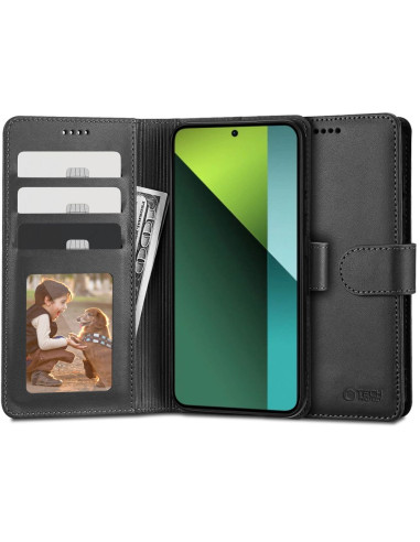 Etui Do Xiaomi Redmi Note 13 Pro 5G / Poco X6 5G Tech-Protect Wallet Czarny