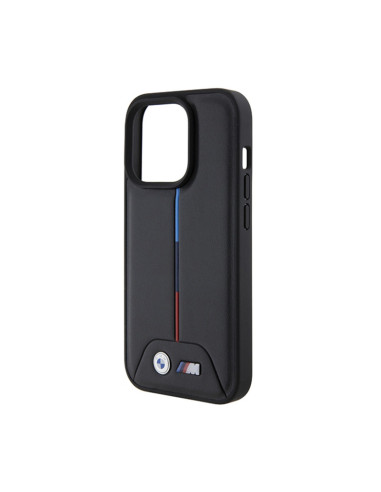 Etui Do iPhone 15 Pro BMW Quilted Tricolor Czarny