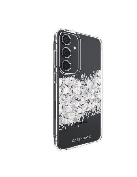 Etui Do Samsung Galaxy S24+ zdobione masą perłową Case-Mate Karat Przezroczysty